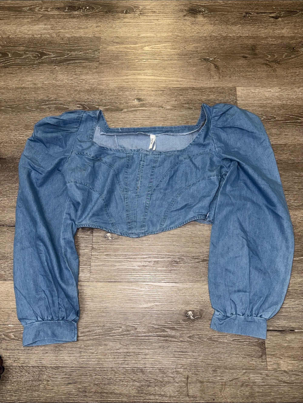 Truth denim crop top size M